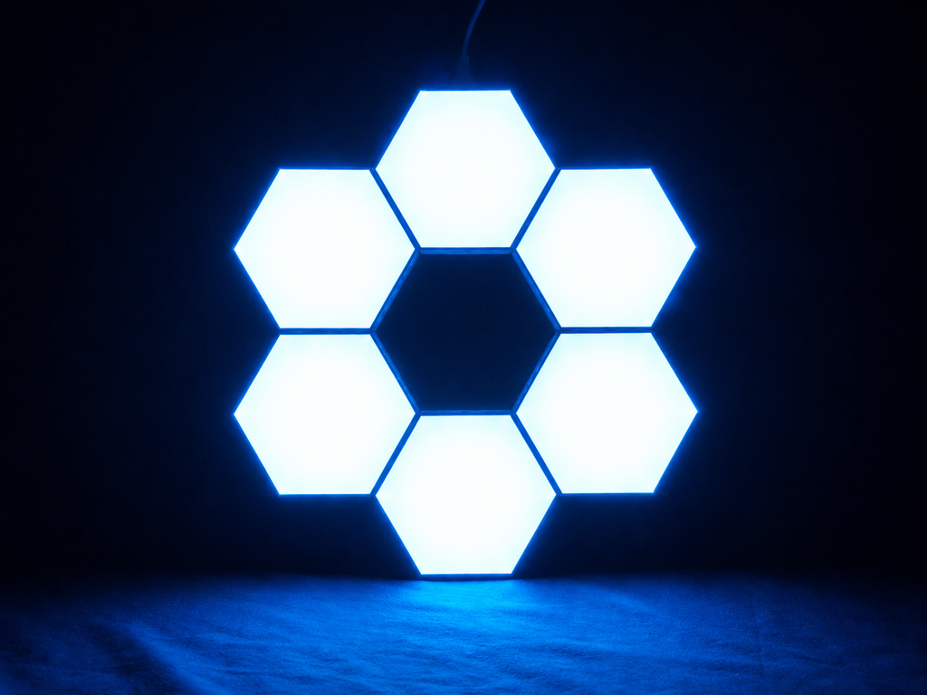 smart wall ambient led hexacons - اضواء ذكية للحائط سداسيات