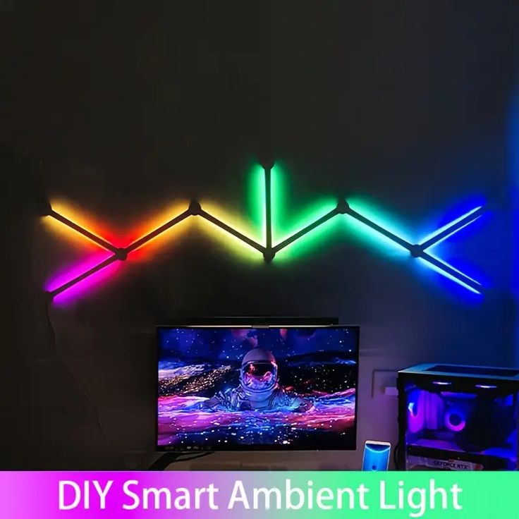 smart wall ambient lights bars - اضواء ذكية للحائط