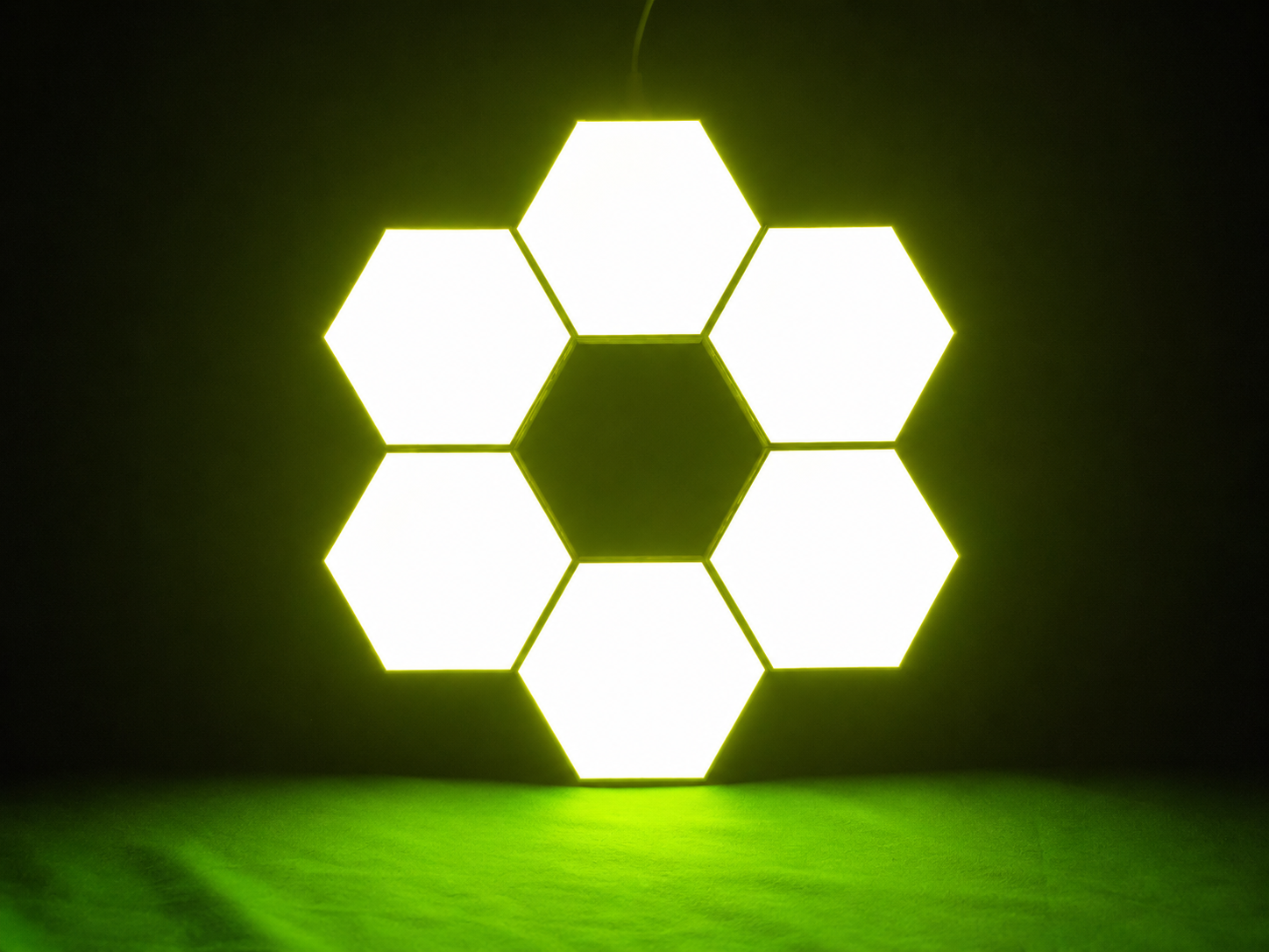 smart wall ambient led hexacons - اضواء ذكية للحائط سداسيات