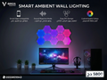 smart wall ambient led hexacons - اضواء ذكية للحائط سداسيات